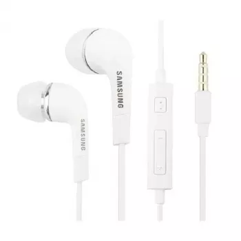 Samsung EHS64AVFWE Auricolare stereo in-ear con controllo volume, bianco (Bulk)