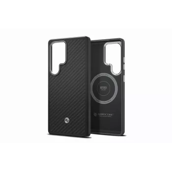 Samsung Custodia Enzo Aramid per Galaxy S25 Ultra – nero argento