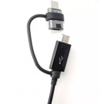 Samsung EP-DG950DBE cavo dati combo microUSB con adattatore USB-C 1,4 m nero (bulk)