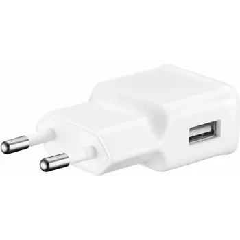 Samsung EP-TA200EWE + EP-DR140 caricabatterie da parete 15W Adaptive Fast Charging con cavo Micro-USB, bianco