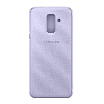 Samsung Galaxy A6+ (2018) cover portafoglio lilla