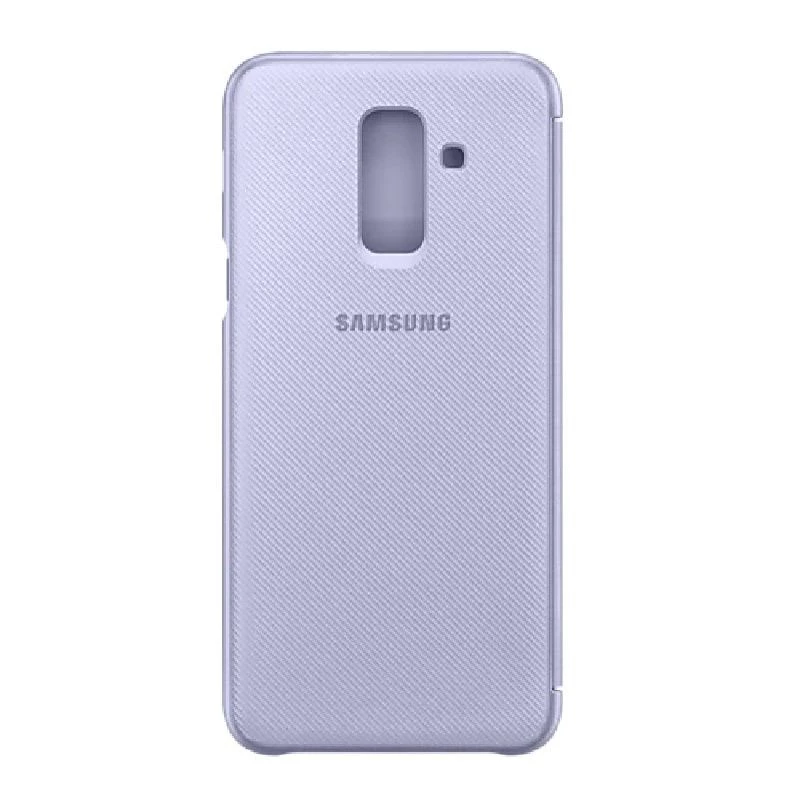 Samsung Galaxy A6+ (2018) cover portafoglio lilla