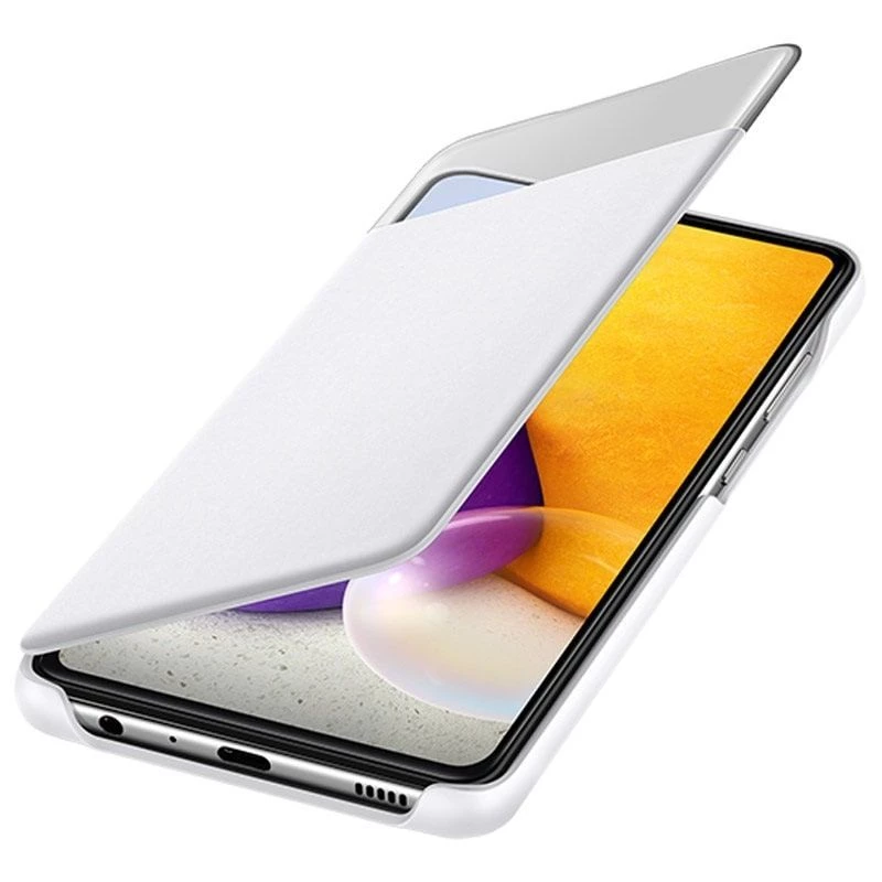 Samsung Galaxy A72 Smart S View Wallet cover bianco
