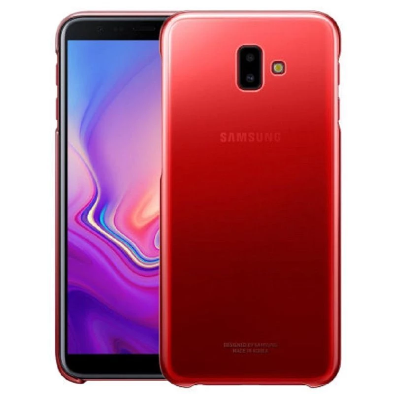 Samsung Galaxy J6+ Gradation Cover EF-AJ610CREGWW rosso