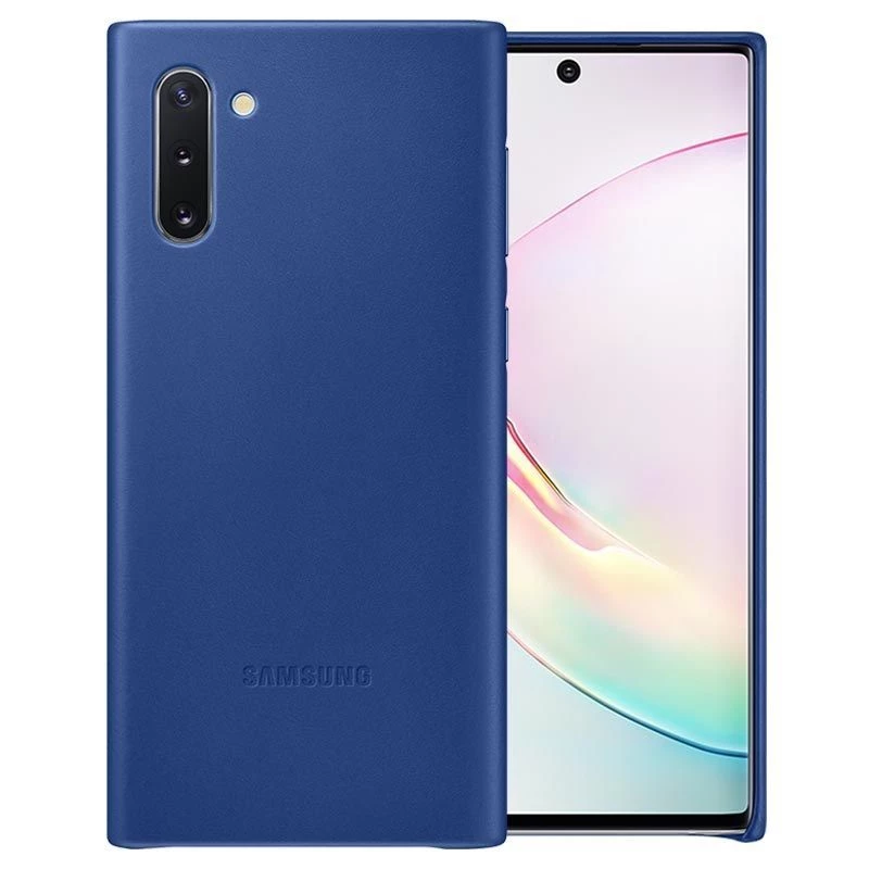 Samsung Galaxy Note 10 Custodia in pelle Blu