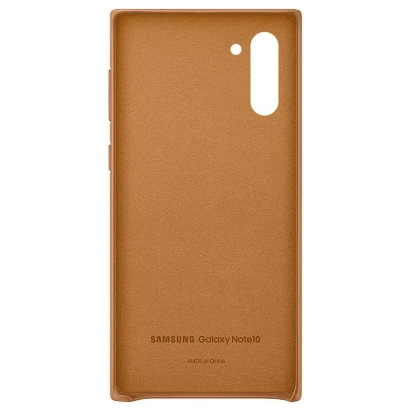 Custodia in pelle Samsung Galaxy Note 10 cammello