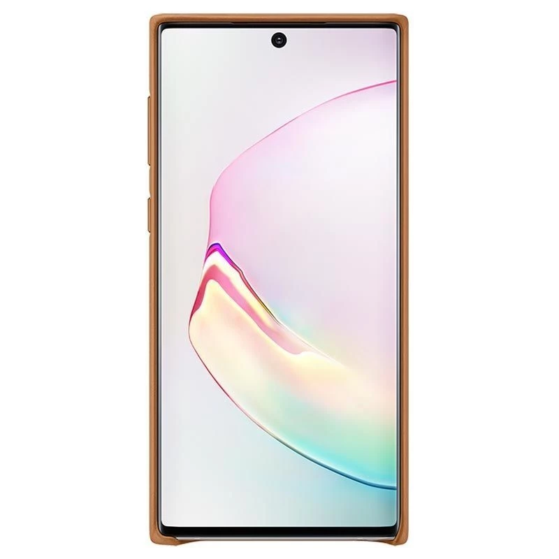 Custodia in pelle Samsung Galaxy Note 10 cammello