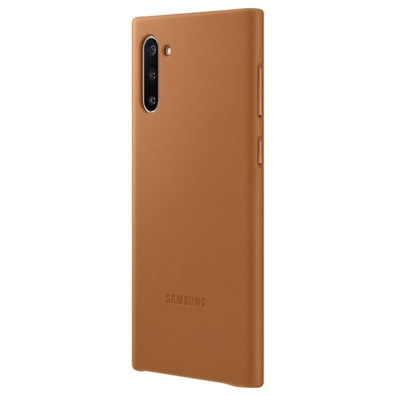 Custodia in pelle Samsung Galaxy Note 10 cammello