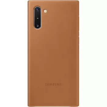 Custodia in pelle Samsung Galaxy Note 10 cammello