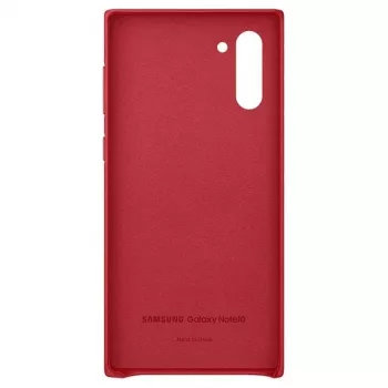 Samsung Galaxy Note 10 custodia in pelle rossa