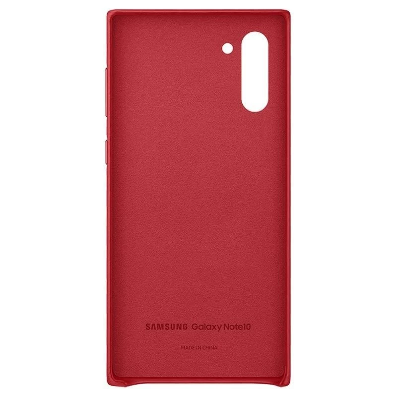 Samsung Galaxy Note 10 custodia in pelle rossa