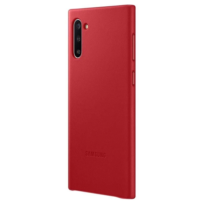 Samsung Galaxy Note 10 custodia in pelle rossa