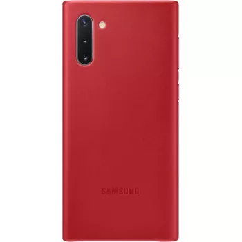 Samsung Galaxy Note 10 custodia in pelle rossa
