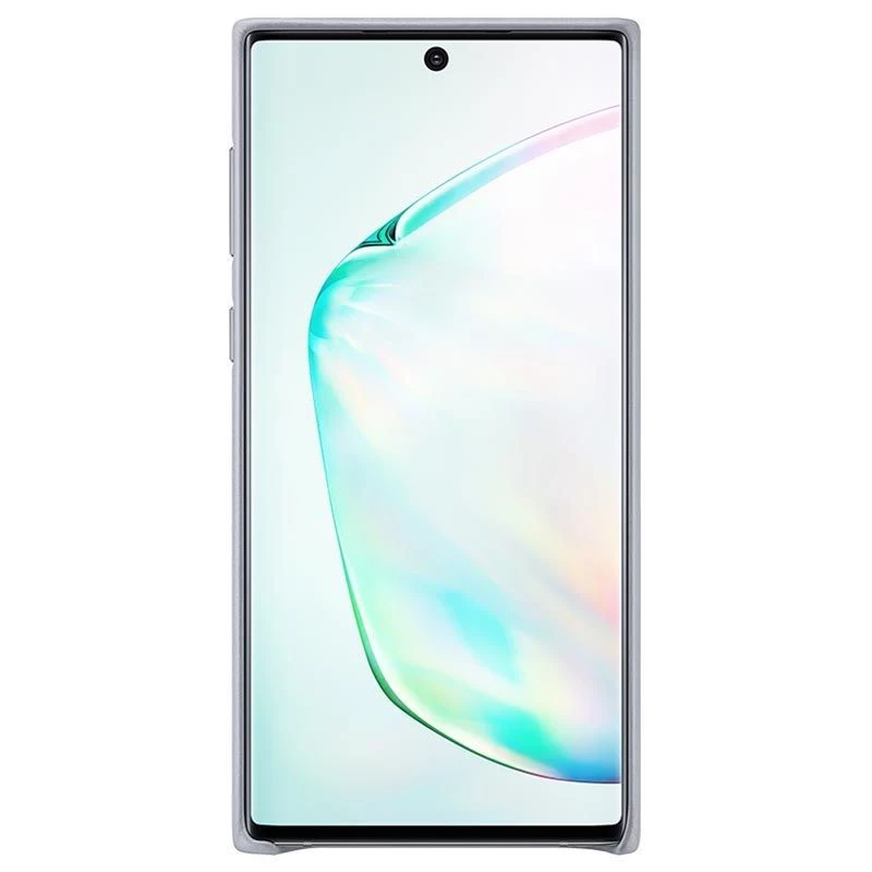 Samsung Galaxy Note 10 custodia in pelle grigia