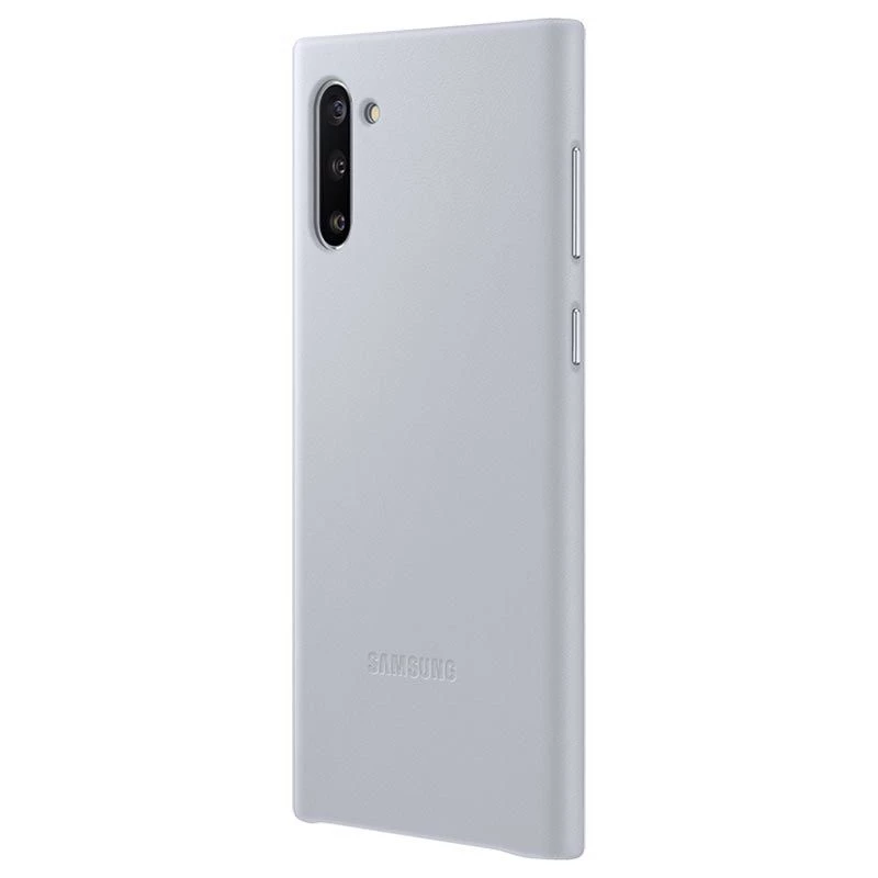 Samsung Galaxy Note 10 custodia in pelle grigia