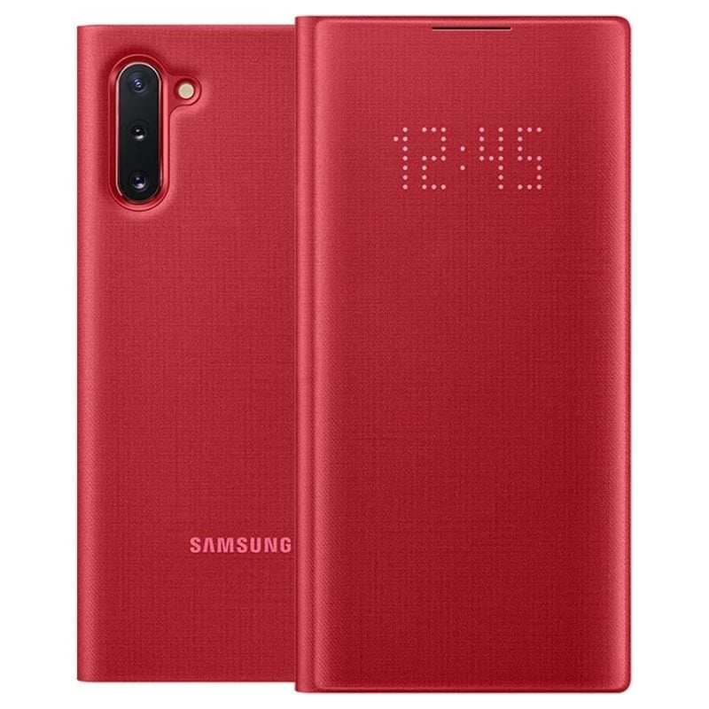 Samsung Galaxy Note 10 LED View Cover rosso