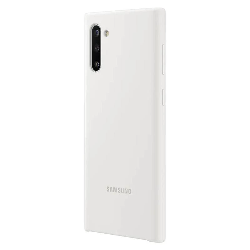 Samsung Galaxy Note 10 cover in silicone bianca