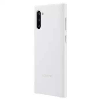 Samsung Galaxy Note10 custodia in pelle bianca