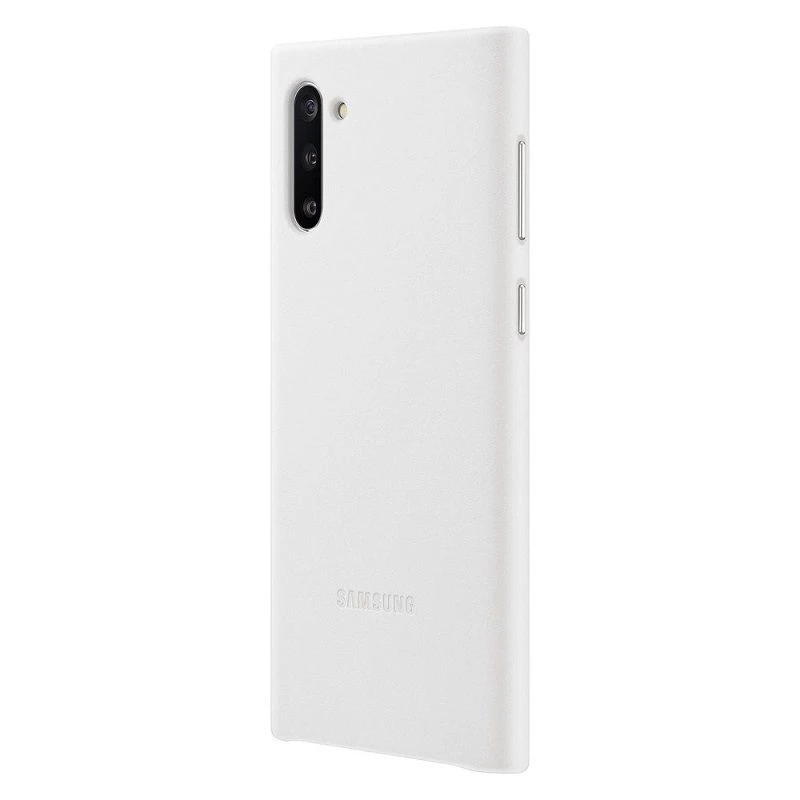 Samsung Galaxy Note10 custodia in pelle bianca