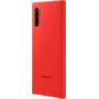 Samsung Galaxy Note10 cover in silicone rossa