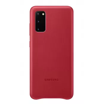 Samsung Galaxy S20 custodia in pelle rossa