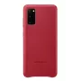 Samsung Galaxy S20 custodia in pelle rossa