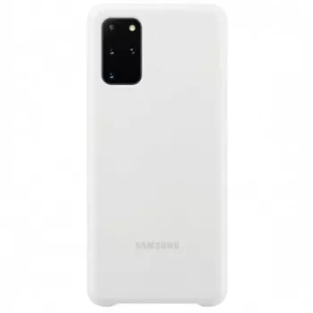 Samsung Galaxy S20 Plus Cover in silicone bianca