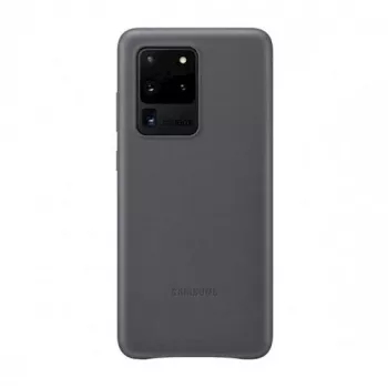 Samsung Galaxy S20 Ultra custodia in pelle grigia