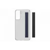 Samsung Galaxy S21 FE Clear Strap Cover Case grigio scuro