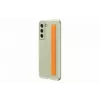 Samsung Galaxy S21 FE Clear Strap Cover Case verde oliva