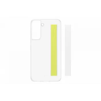 Samsung Galaxy S21 FE Clear Strap Cover Case bianco