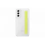 Samsung Galaxy S21 FE Clear Strap Cover Case bianco