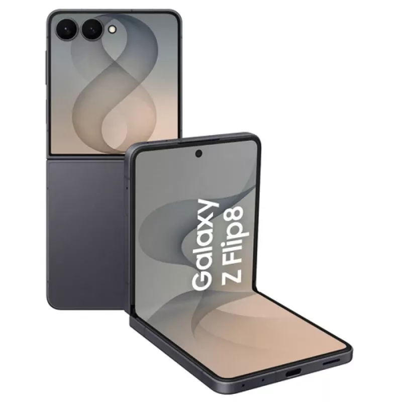 Samsung Galaxy Z Flip8 5G Dual SIM 12GB RAM 256GB Graphite smartphone pieghevole