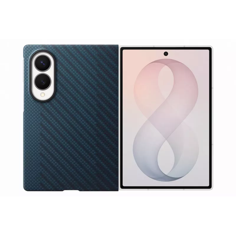 Samsung Galaxy Z Fold8 custodia con supporto magnetica Carbon - blu navy (EF-KF971SNEGWW)