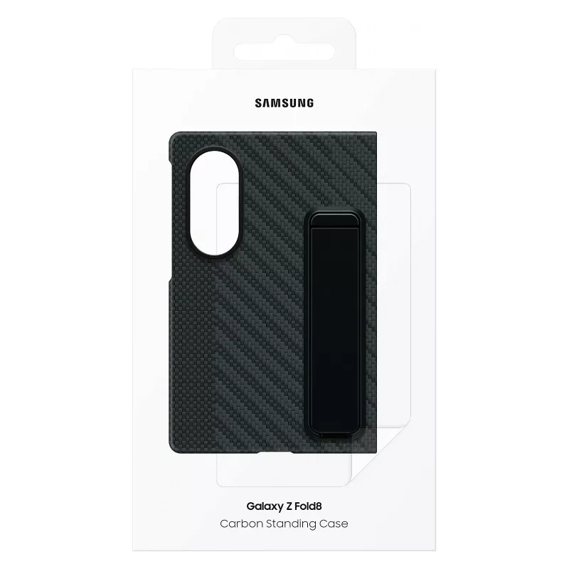 Samsung Galaxy Z Fold8 Carbon Standing Case con kickstand – nero, EF-XF971SBEGWW