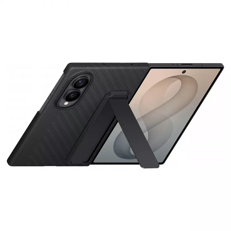 Samsung Galaxy Z Fold8 Carbon Standing Case con kickstand – nero, EF-XF971SBEGWW