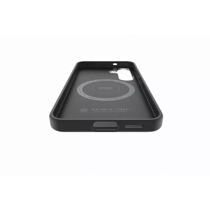 Samsung GP-FPS936PGABW Enzo Aramid Case per Galaxy S25 Plus, nero argento