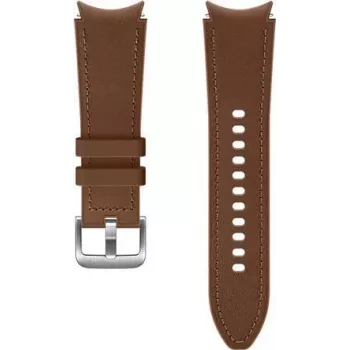 Samsung cinturino ibrido in pelle (20 mm, S/M), cammello (ET-SHR88SAEGEU)