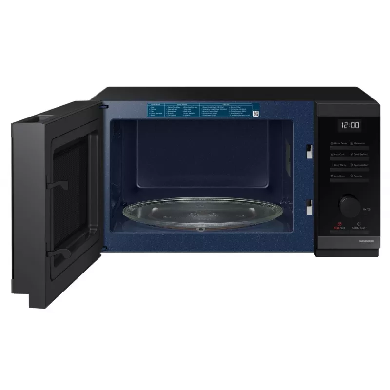 Samsung MS23DG4504GGE2 microonde solo 23L 800W touch in vetro smalto ceramico