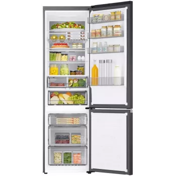 Samsung RB38C705CB1/EF 390L Frigorifero combinato Total No Frost con tecnologia SpaceMax™, compressore Digital Inverter, classe energetica C, Glam Black