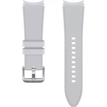 Samsung Ridge Sport cinturino per Galaxy Watch4 e Watch4 Classic (20 mm, S/M, argento) ET-SFR88SSEGEU