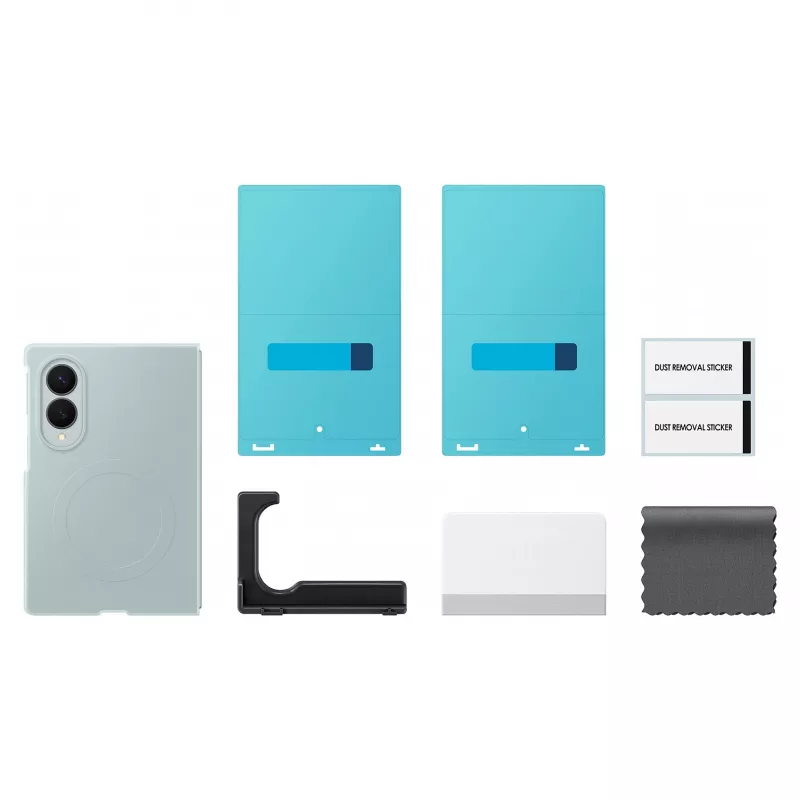 Samsung custodia magnetica in silicone per Galaxy Z Fold 8, verde