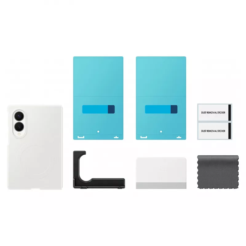 Samsung Silicone Magnet Case per Galaxy Z Fold 8 - bianco (compatibile MagSafe)