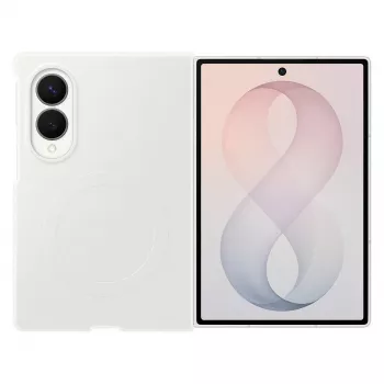 Samsung Silicone Magnet Case per Galaxy Z Fold 8 - bianco (compatibile MagSafe)