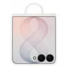 Samsung Silicone Ring Magnet Case per Galaxy Z Flip8, bianco