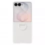 Samsung Silicone Ring Magnet Case per Galaxy Z Flip8, bianco