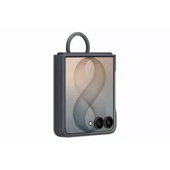 Samsung Silicone Ring Magnetic Case per Galaxy Z Flip8, nero (EF-EF776CBEGWW)