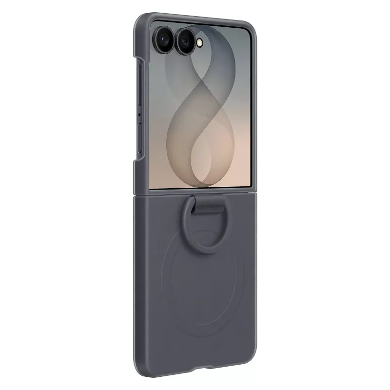 Samsung Silicone Ring Magnetic Case per Galaxy Z Flip8, nero (EF-EF776CBEGWW)