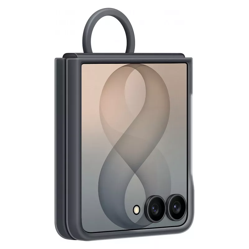 Samsung Silicone Ring Magnetic Case per Galaxy Z Flip8, nero (EF-EF776CBEGWW)