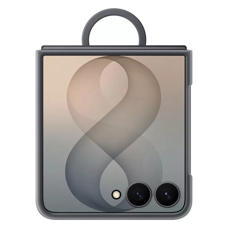 Samsung Silicone Ring Magnetic Case per Galaxy Z Flip8, nero (EF-EF776CBEGWW)